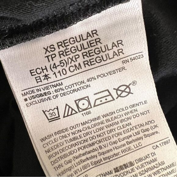 Zara and Gap set of two Cotton Long Sleeve Shirts Girl 5 years Old - Picture 9 of 10